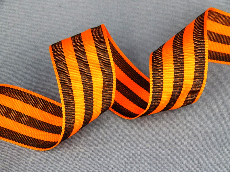 картинка Лента георгиевская 35мм к1049 АО «Лента»